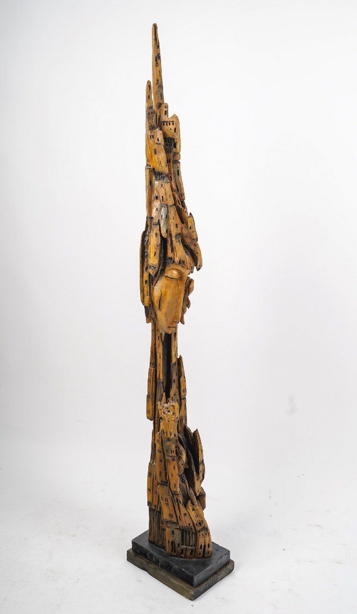 Skulptur Eido Alhussein, Syrischer Bildhauer
