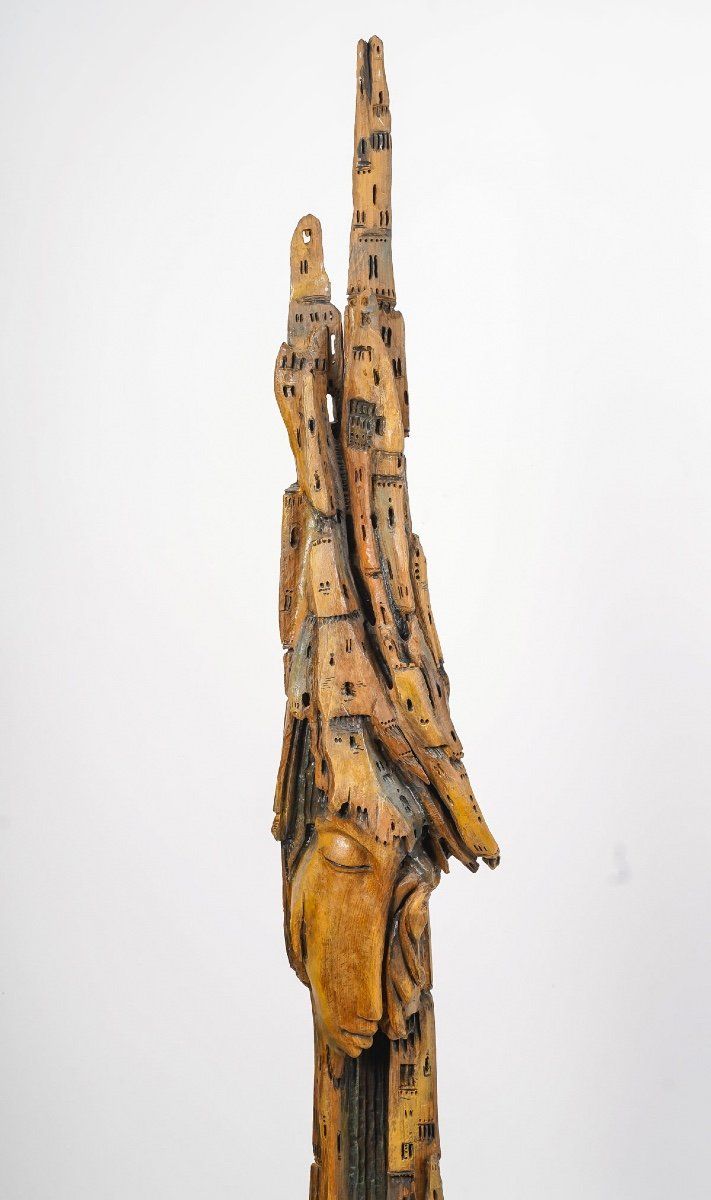Skulptur Eido Alhussein, Syrischer Bildhauer