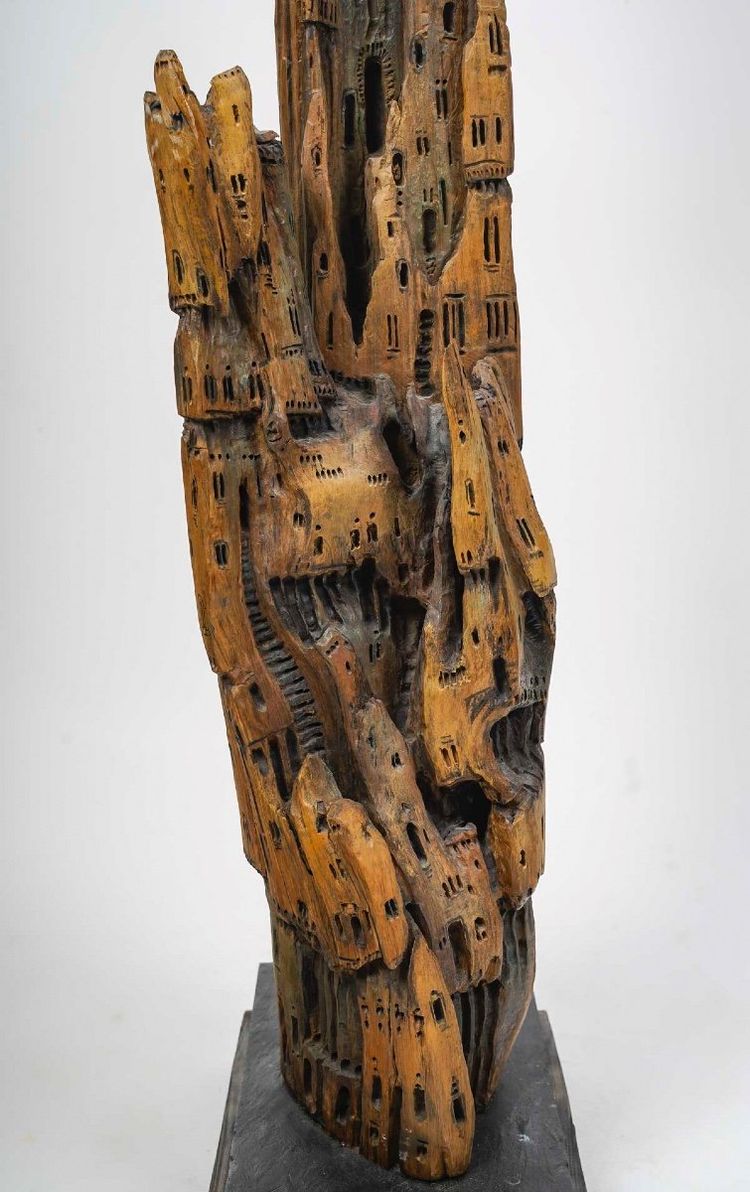 Skulptur Eido Alhussein, Syrischer Bildhauer