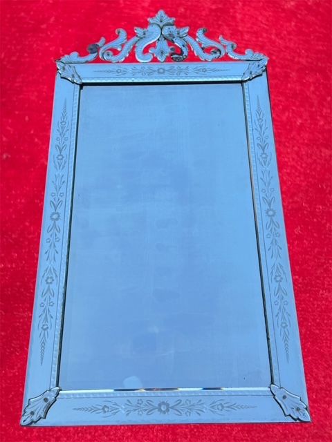 Large Murano 1930 mantel mirror