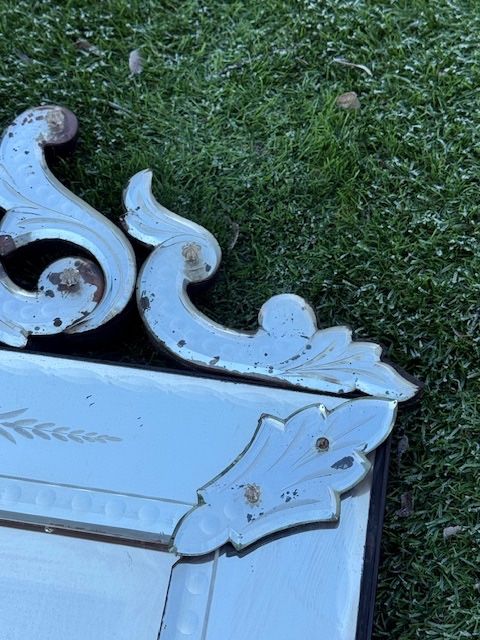 Large Murano 1930 mantel mirror