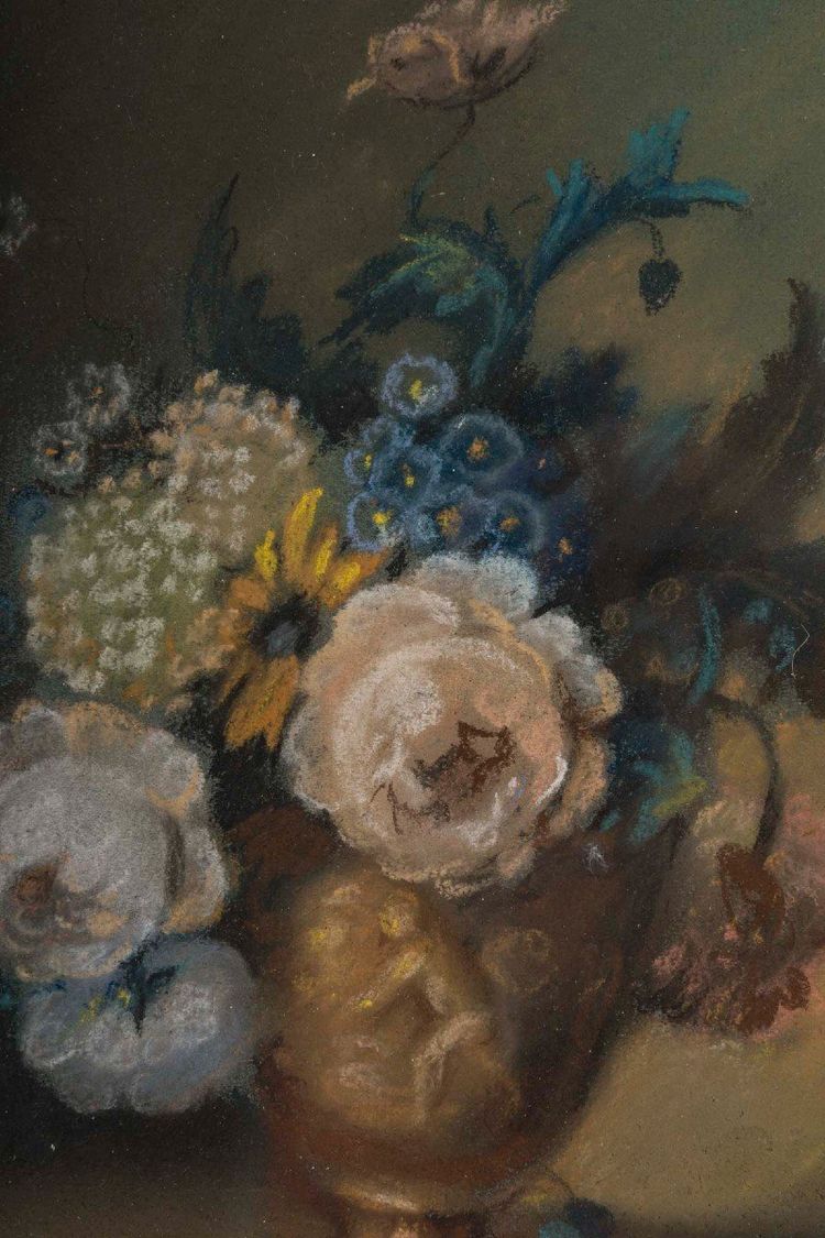 Une Paire De Pasetl bouquets de Fleurs, Zoé LAIGNEAU
