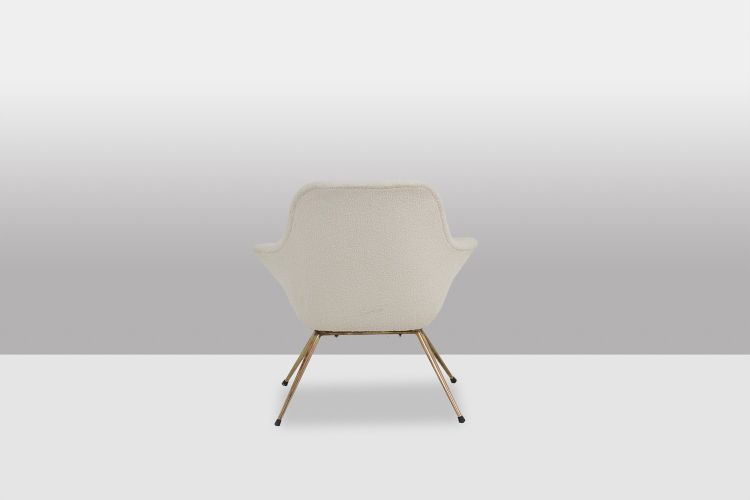 Paire de fauteuils cocktail en laiton doré. Années 1960. LS42411551