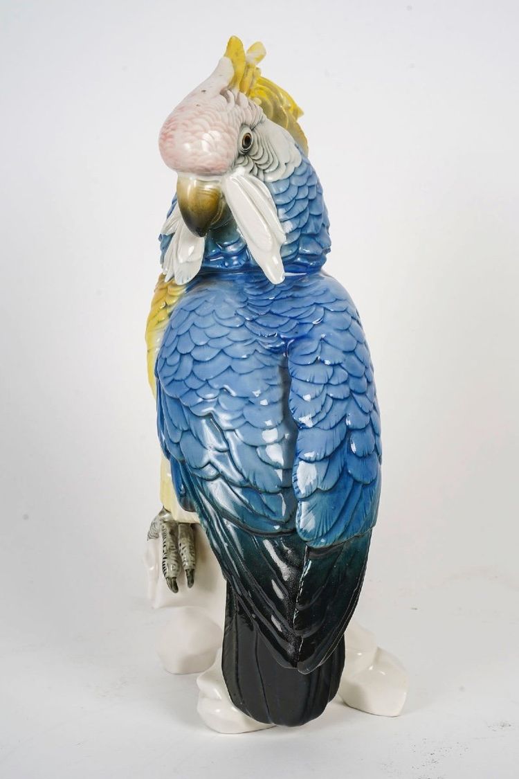 A Pair of Porcelain Sculptures, Saxony - Karl Ens Volkstedt