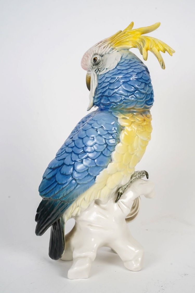 A Pair of Porcelain Sculptures, Saxony - Karl Ens Volkstedt