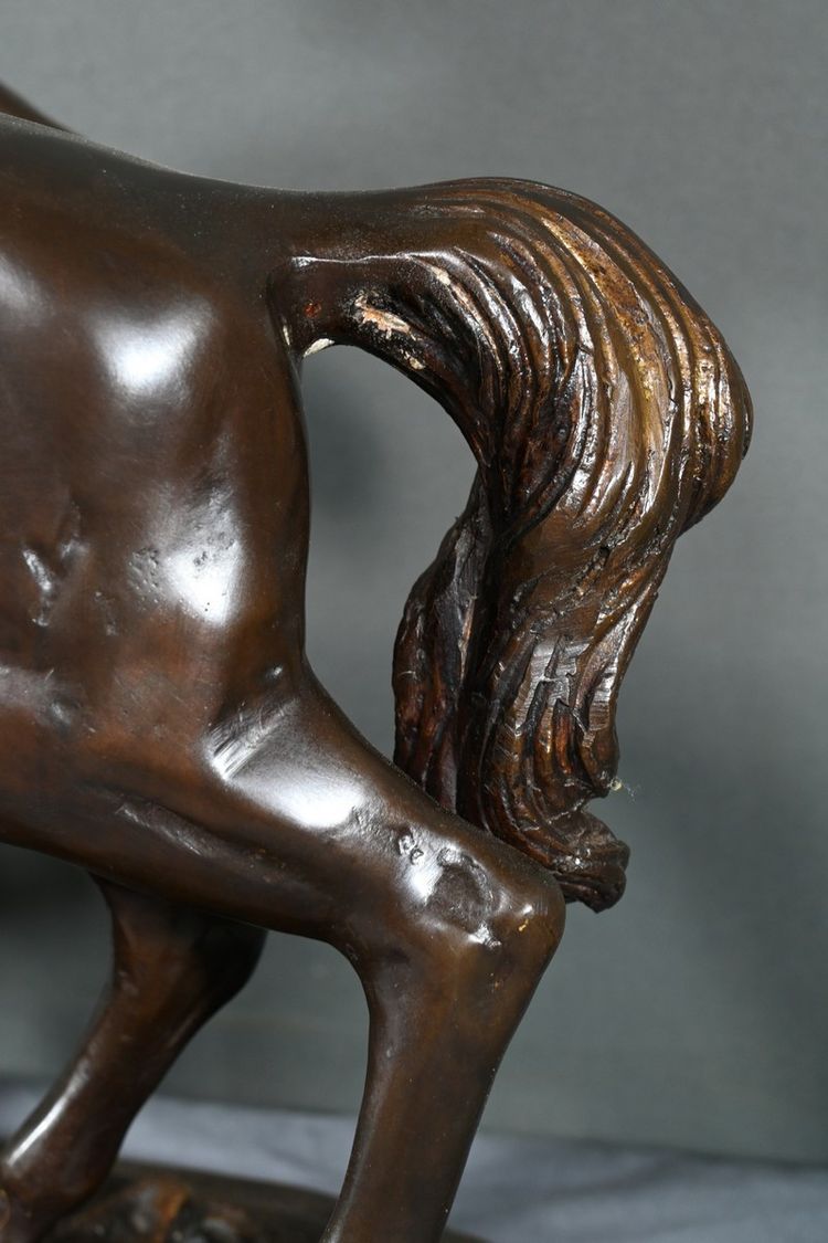 Bronzo "Cavalli arabi", da P-J. Mène - Inizio del XX secolo
