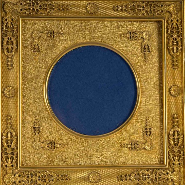 Un Cadre Photo Paravent En Bronze Doré, Fin XIXème Siècle