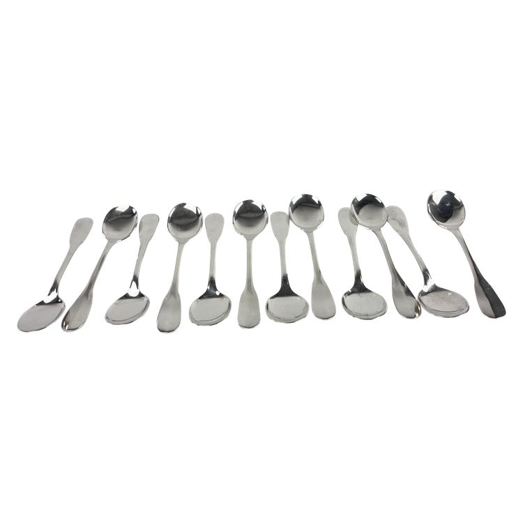 Twelve uniplat/Valois ERCUIS ice cream scoops