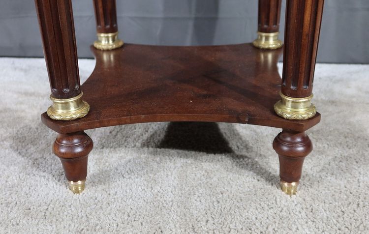 Petite Table Tambour en Acajou, style Louis XVI – Fin XIXe