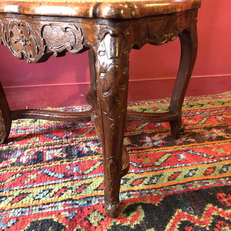 Rare pair of crossbow chairs, Regency period