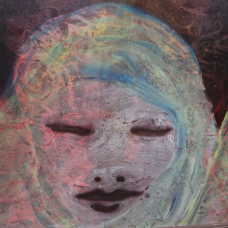Majestic painting on canvas from the 70s