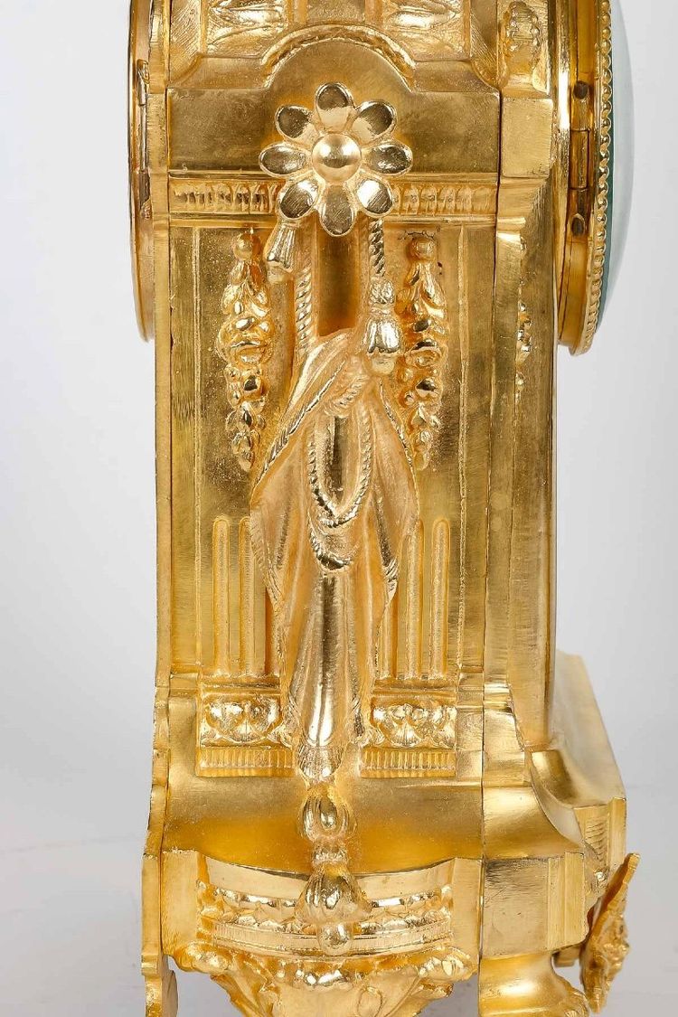 Gilt Bronze and Cloisonné Enamel Fireplace Set, Late 19th Century