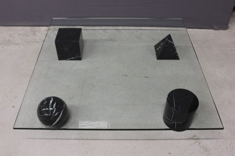 Table Basse Par Lella Et Massimo Vignelli Modèle Metafora Vers 1960
