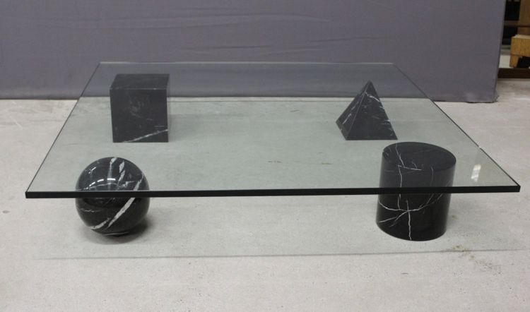 Table Basse Par Lella Et Massimo Vignelli Modèle Metafora Vers 1960