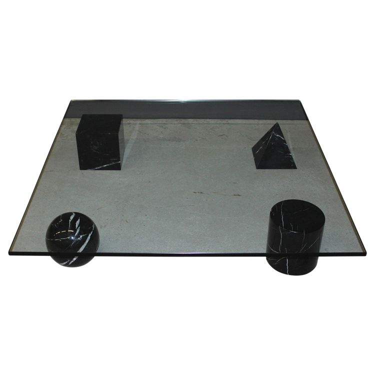 Table Basse Par Lella Et Massimo Vignelli Modèle Metafora Vers 1960