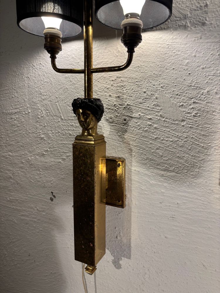  Coppia di applique anni '50