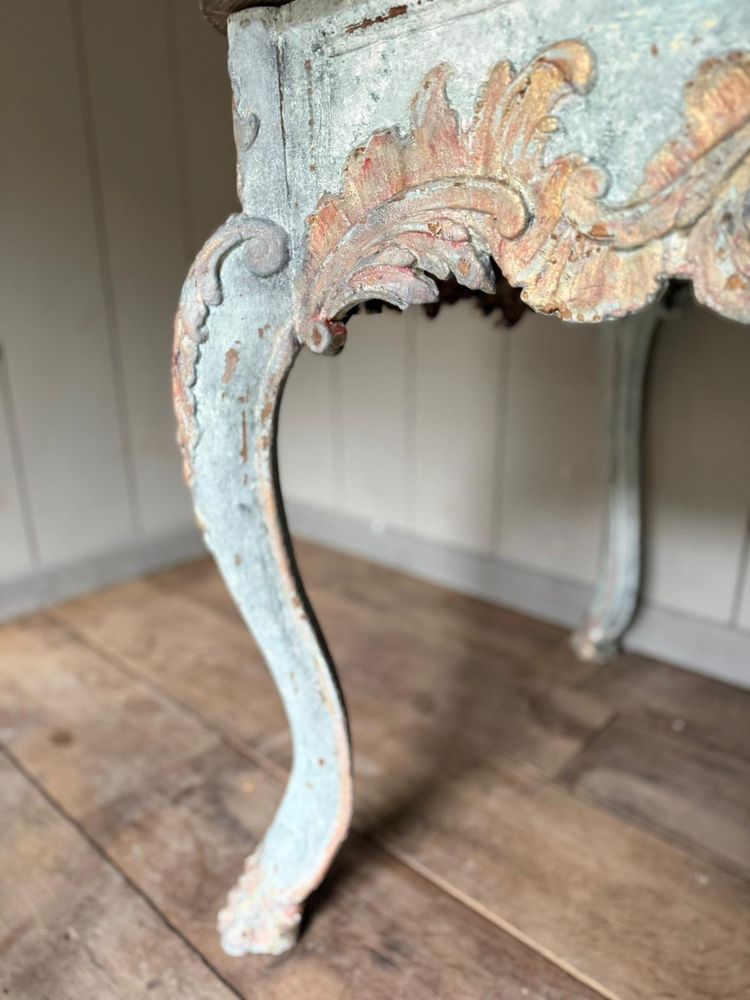 Console ( table ) à gibier Louis XIV datant du 18 e siècle 
