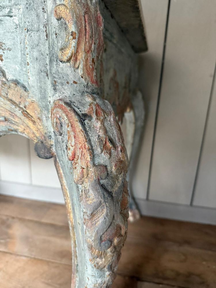 Console ( table ) à gibier Louis XIV datant du 18 e siècle 