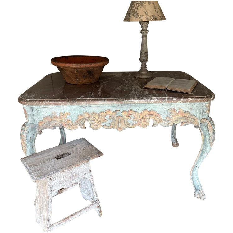 Console ( table ) à gibier Louis XIV datant du 18 e siècle 