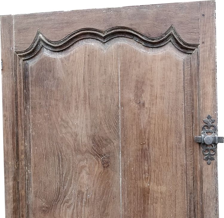 Antique Oak Door With 18th Century Hardware ZK