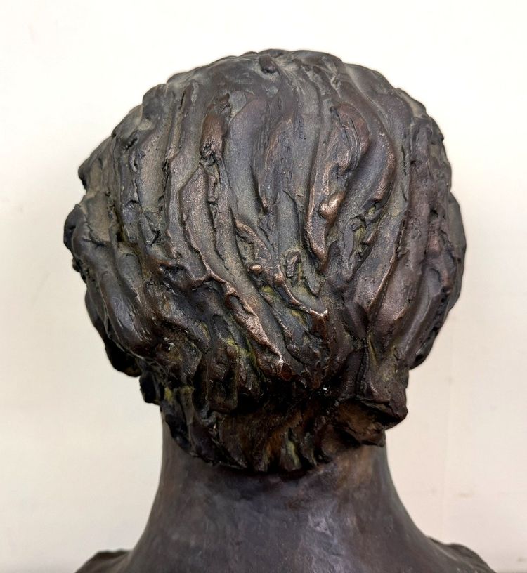 Important Bronze on Terrace Signed and Dated