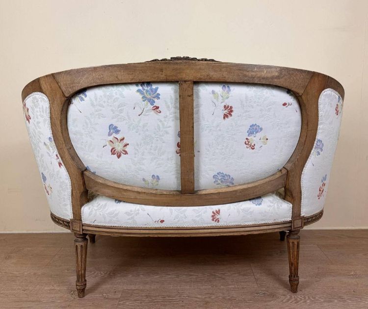 Louis XVI Style Basket Bench