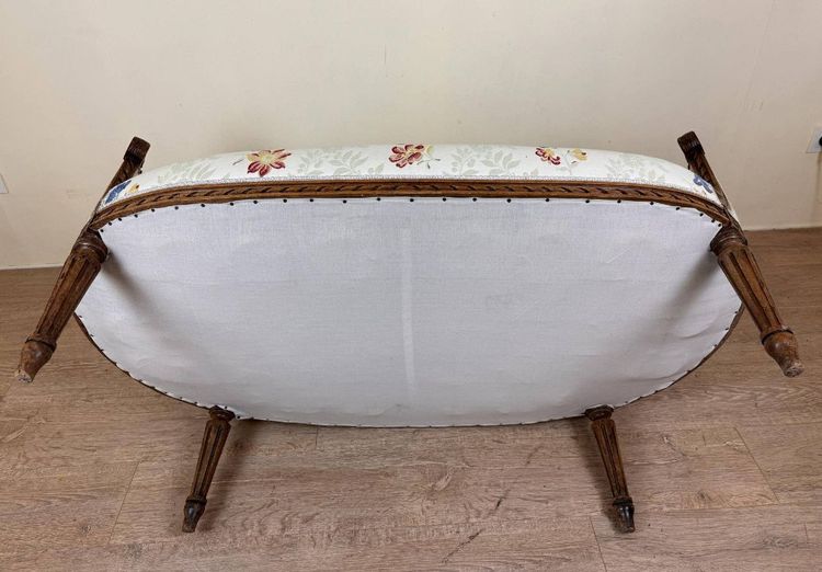 Louis XVI Style Basket Bench