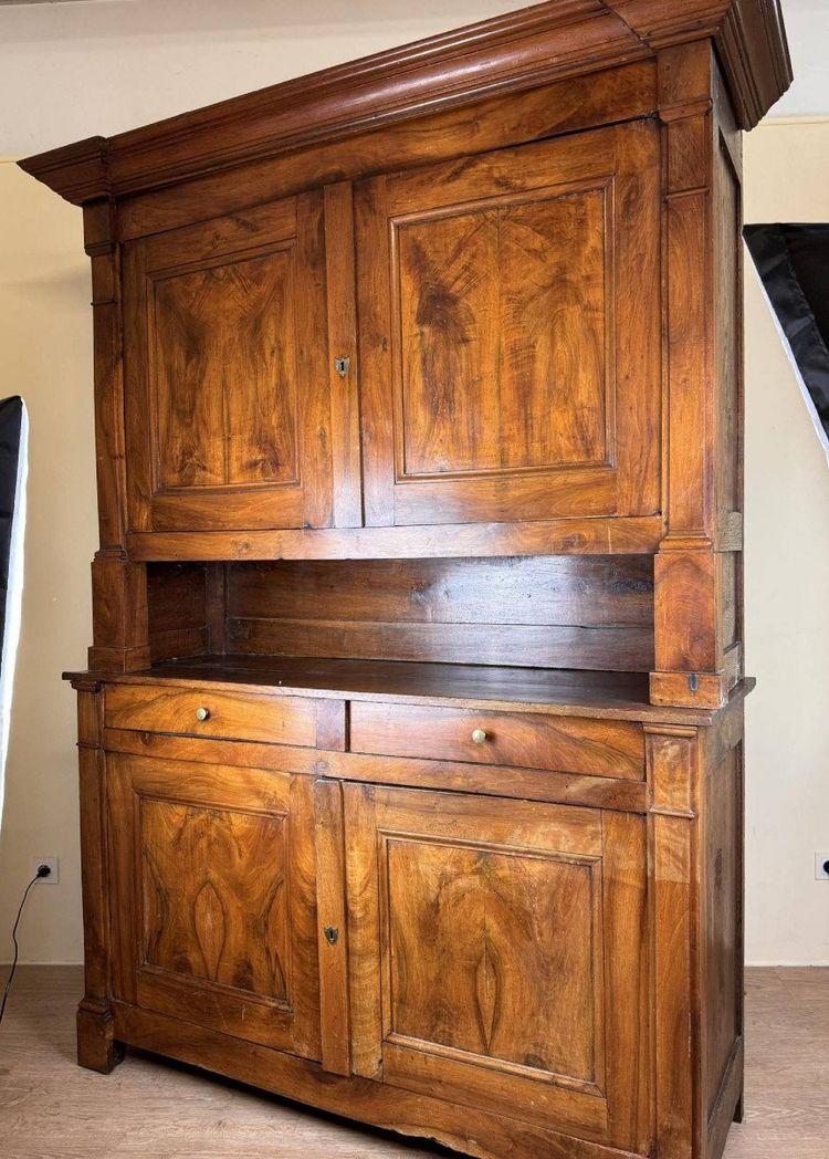 Credenza in due parti in stile Impero