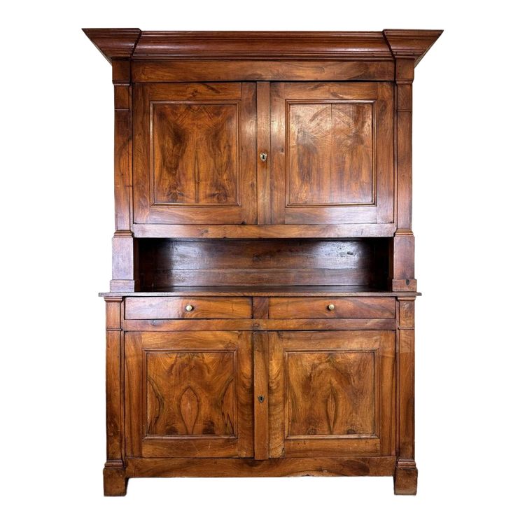 Credenza in due parti in stile Impero