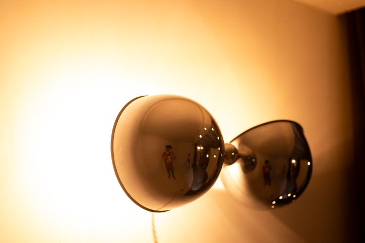 Maison Jansen. Suspension in chromed metal. Circa 1970. LS6174208M