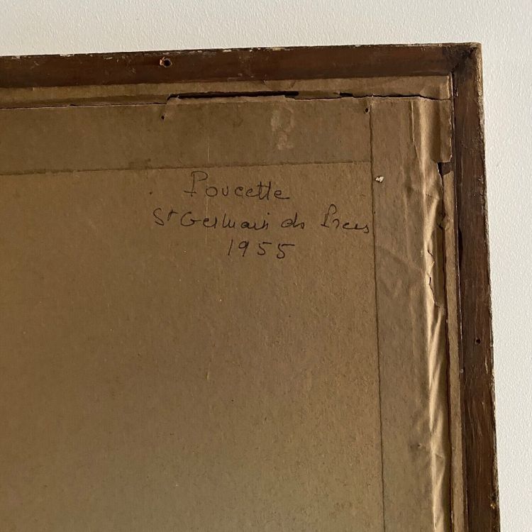 Aquarell auf Papier Porträt einer jungen Frau von Françoise Carrel