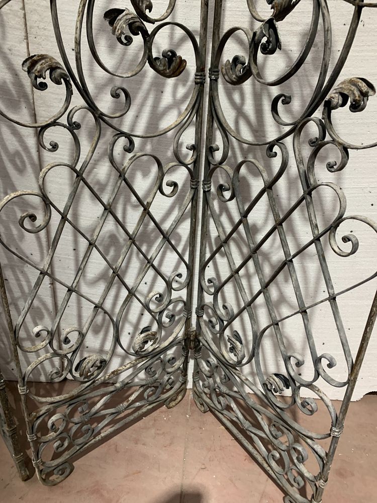 Four-leaf wrought-iron partition XX century