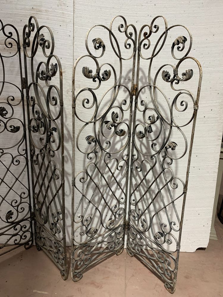 Four-leaf wrought-iron partition XX century