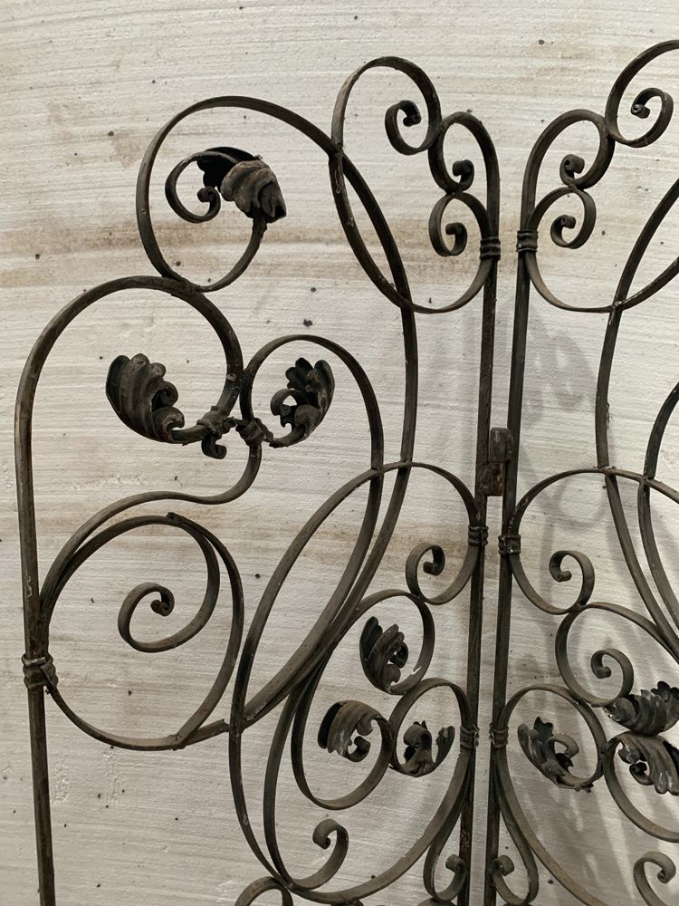 Four-leaf wrought-iron partition XX century