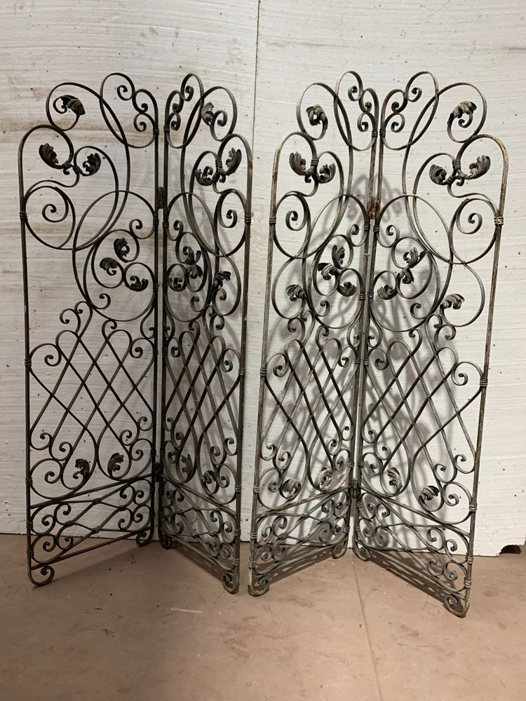 Four-leaf wrought-iron partition XX century