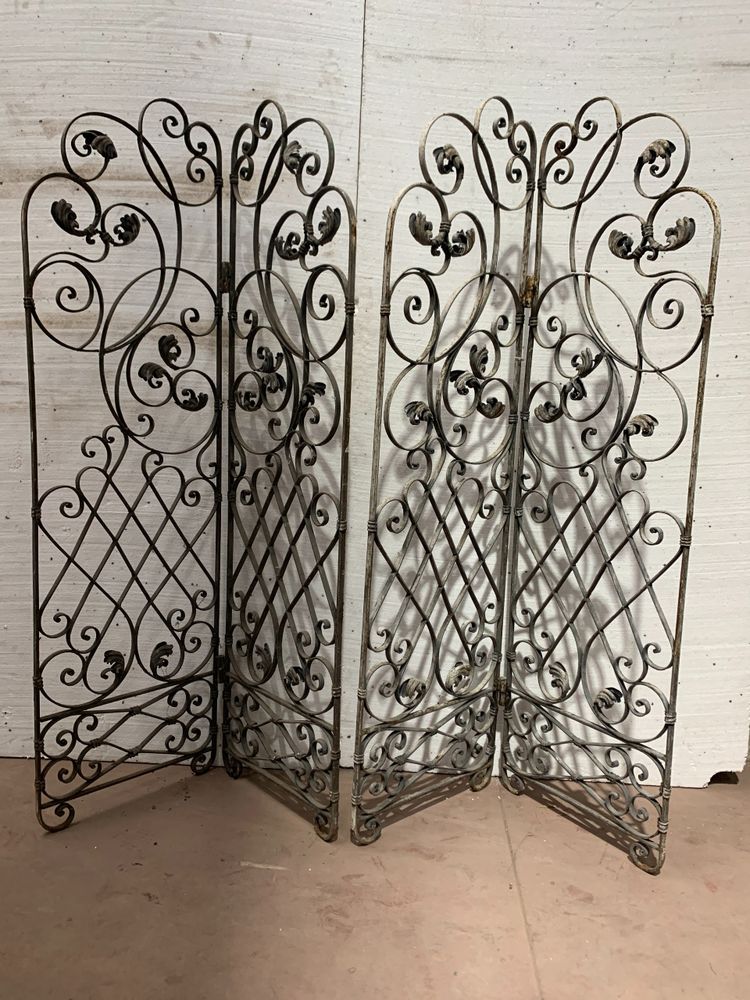 Four-leaf wrought-iron partition XX century