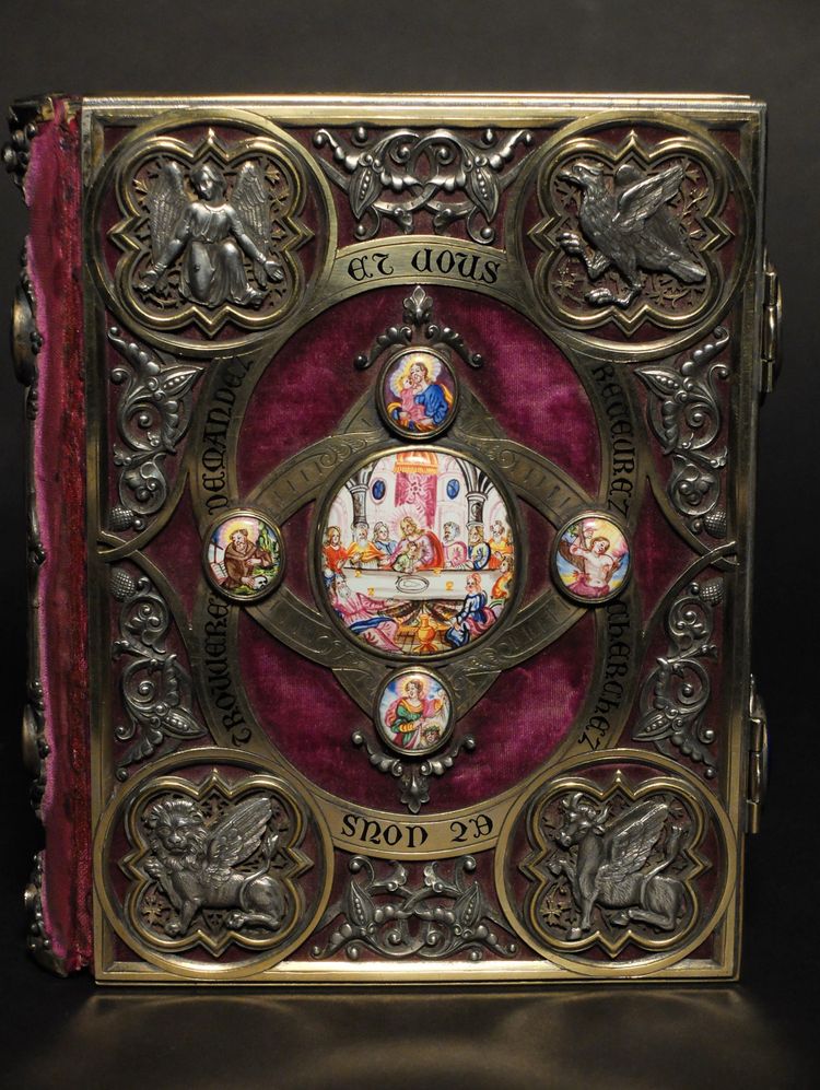 Libro delle "Ore del Medioevo", Gruel & Engelmann, Parigi 1862