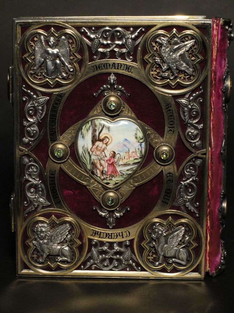 Libro delle "Ore del Medioevo", Gruel & Engelmann, Parigi 1862