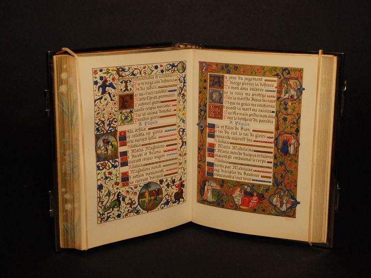 Libro delle "Ore del Medioevo", Gruel & Engelmann, Parigi 1862