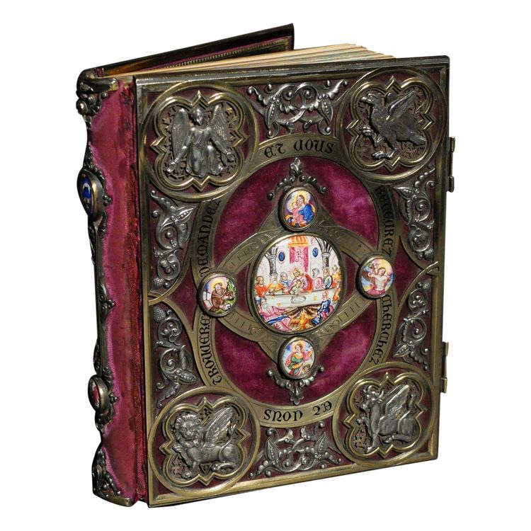 Libro delle "Ore del Medioevo", Gruel & Engelmann, Parigi 1862