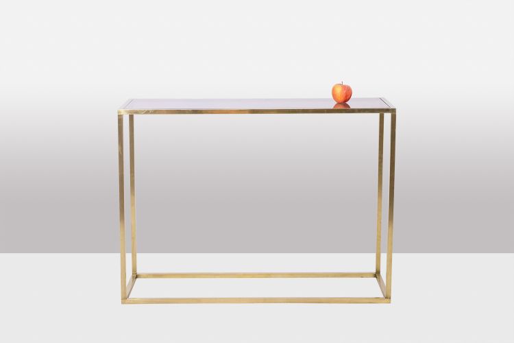 Casa Jansen. Console in ottone dorato. Circa 1970. LS6175609P