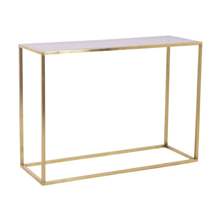 Casa Jansen. Console in ottone dorato. Circa 1970. LS6175609P