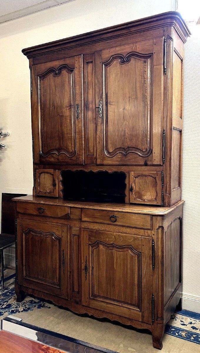 Louis XV Period Solid Walnut Buffet