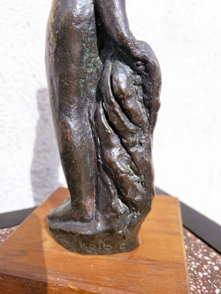 G Kolbic, Donna nuda in bronzo, inizio XX secolo