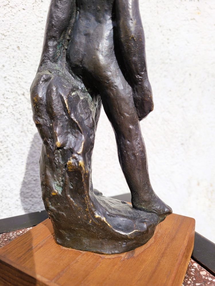 G Kolbic, Donna nuda in bronzo, inizio XX secolo