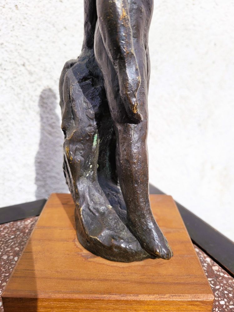 G Kolbic, Donna nuda in bronzo, inizio XX secolo