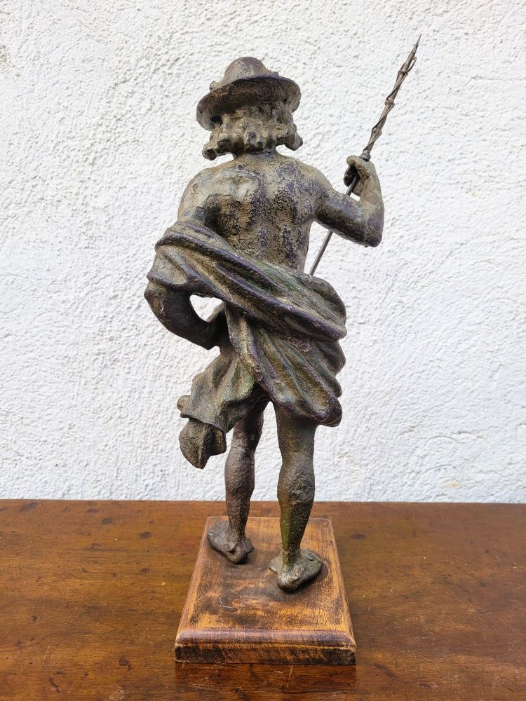 Cast Iron Mercury Statue