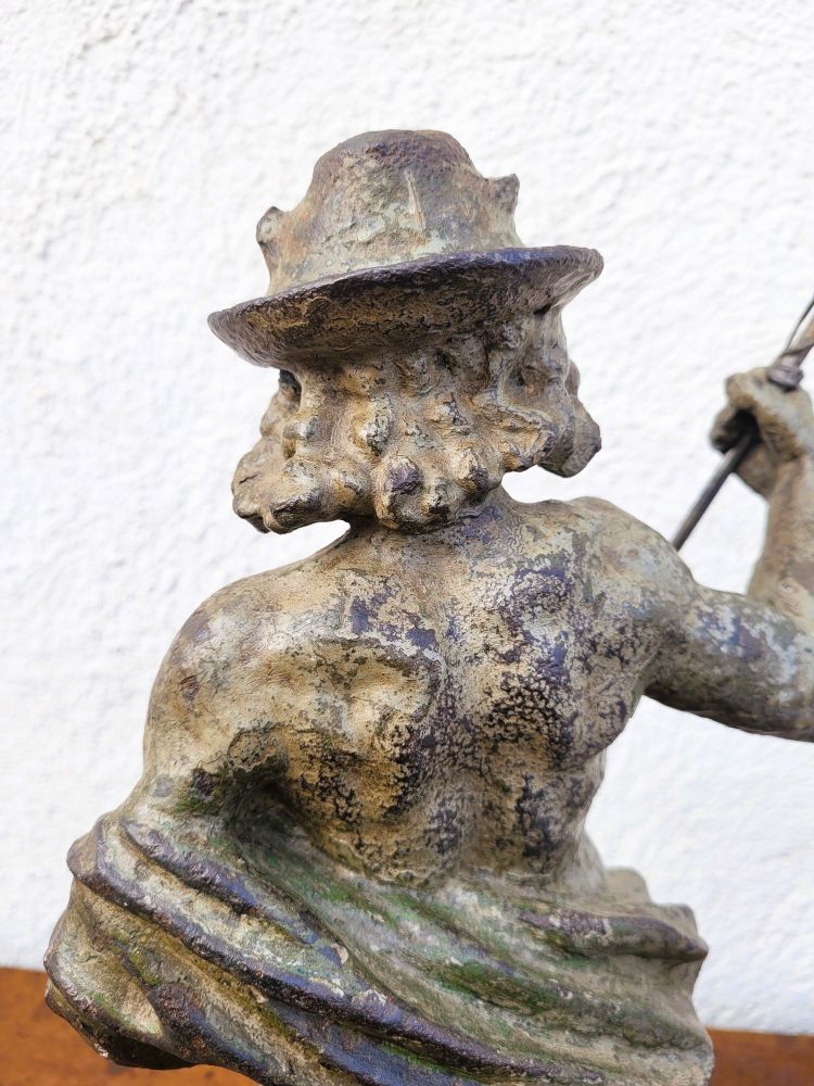 Cast Iron Mercury Statue