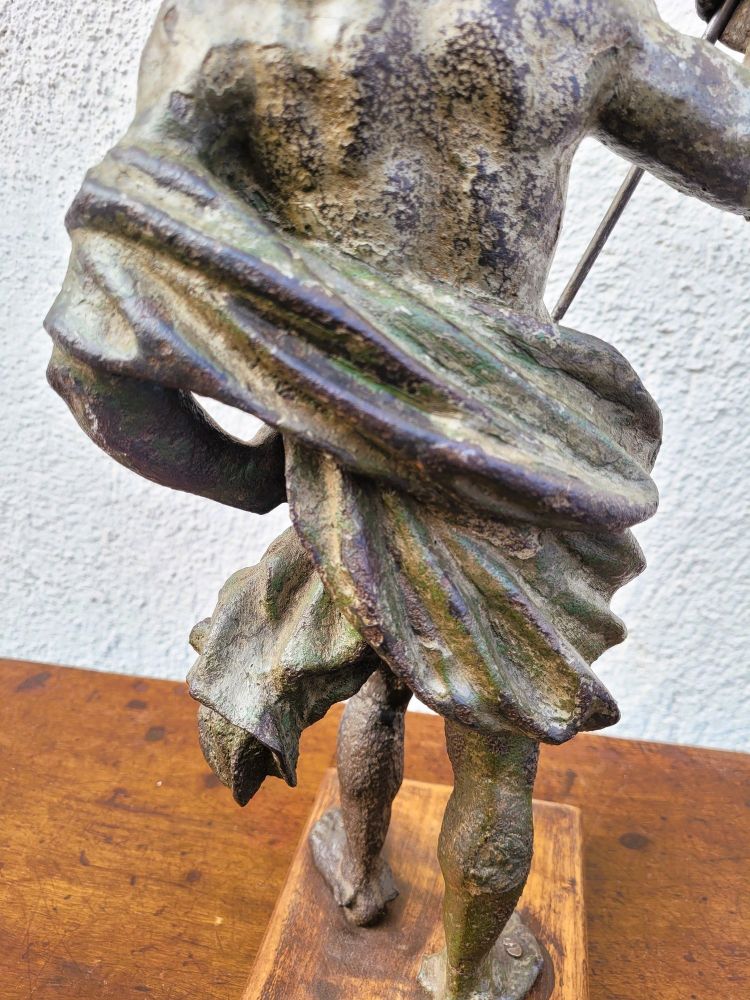 Cast Iron Mercury Statue