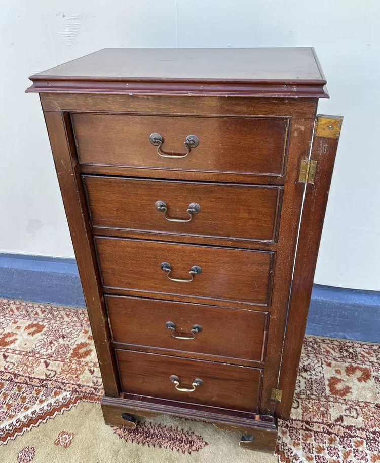 Semainier Secrétaire De Marine con chiusura laterale segreta